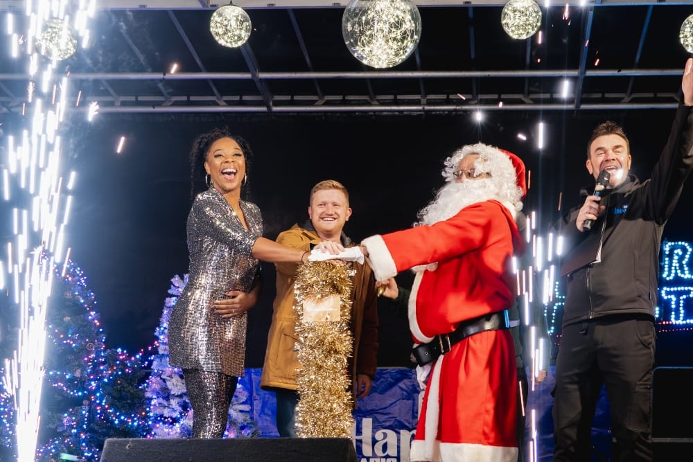 Altrincham Christmas Lights Switch-On draws record crowds