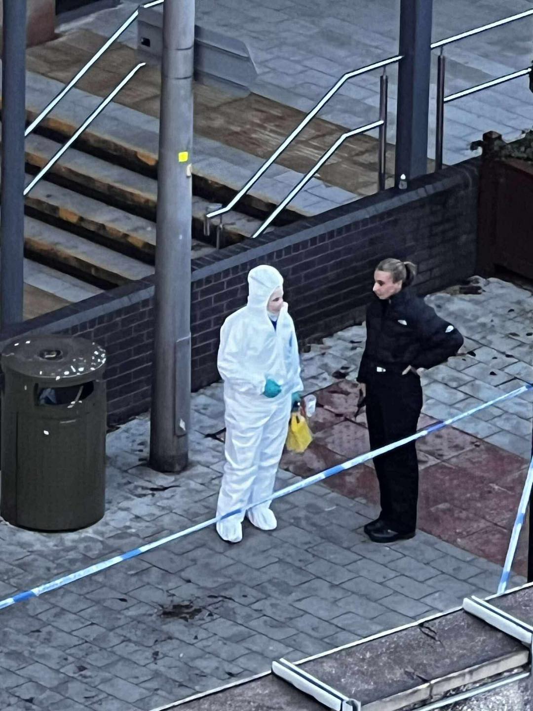 Man, 24, arrested on suspicion of attempted murder after Altrincham "stabbing" that left four hurt