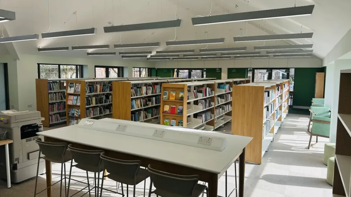 A turnup for the books! Hale's new library is finally going to open
