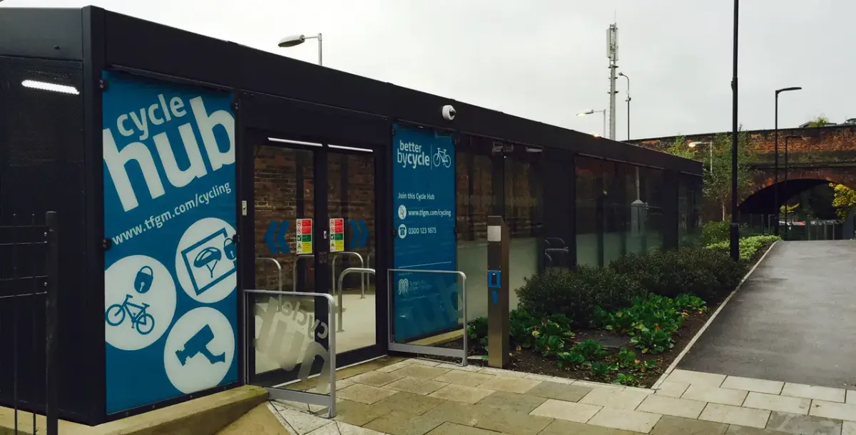 New cycle hub opens at Altrincham Interchange Altrincham Today