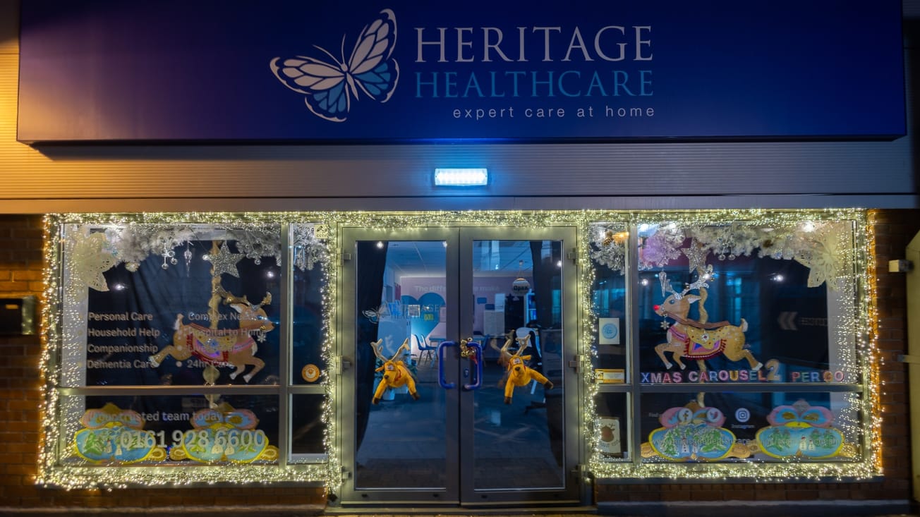 Heritage Healthcare in Goose Green judged to be Altrincham's best Winter Window
