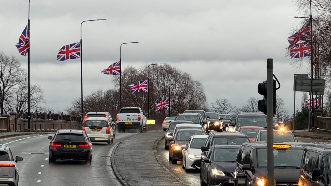 Council vows to keep removing Union flags after new ones appear on Altrincham flyover