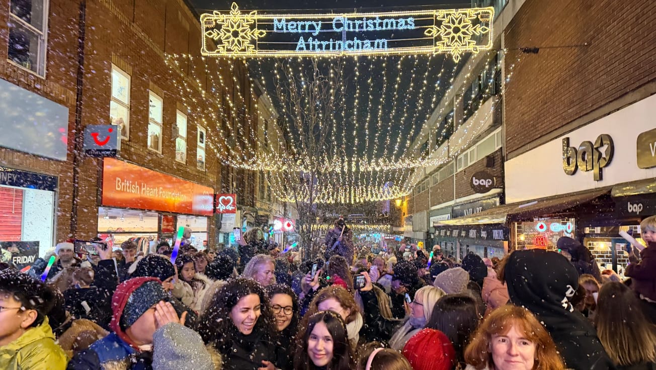 Altrincham climbs 23 places to be named the happiest place to live in the North West