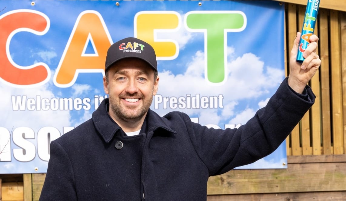 Jason Manford named CAFT President as Sir Bobby Charlton's family passes on the baton