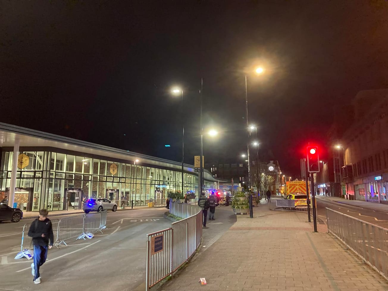 Teenager arrested after unknown powder thrown on man at Altrincham Interchange