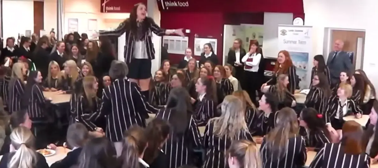 Altrincham school leavers’ flash mob video goes viral