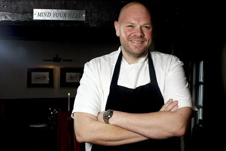 Tom Kerridge at his pub, The Hand and Flowers