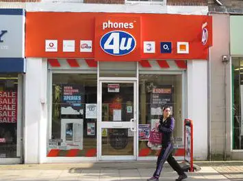 Phones 4U's shop on George Street