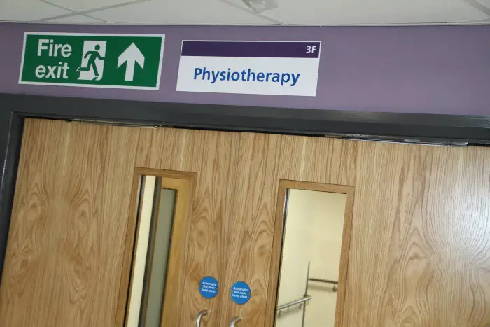 Physiotherapy on the third floor