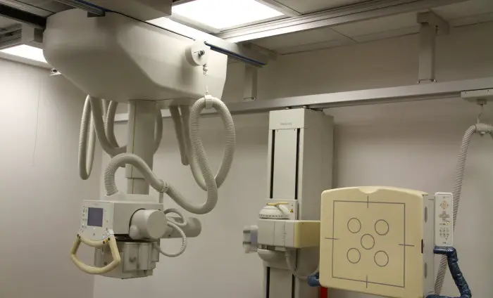 Some of the state-of-the-art equipment in the X-ray unit