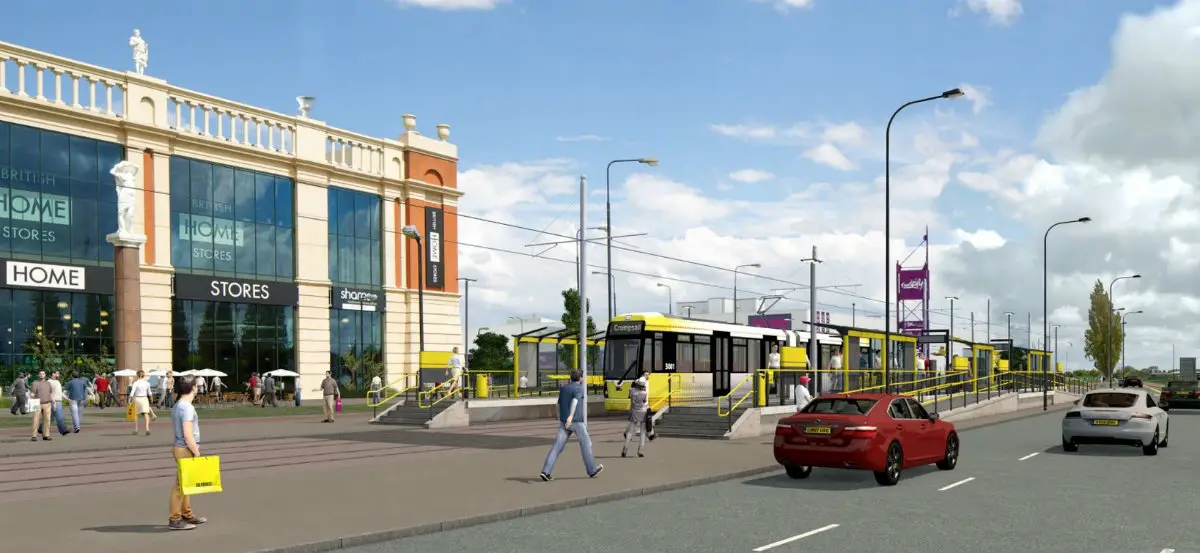 A tram from Altrincham to the Trafford Centre? It's a step closer but