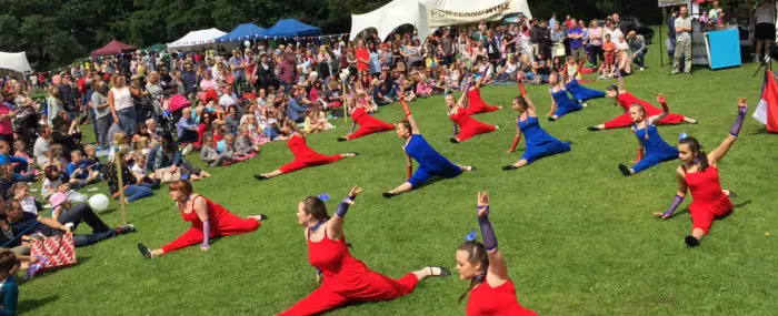 Dancers taking part in last year's festival