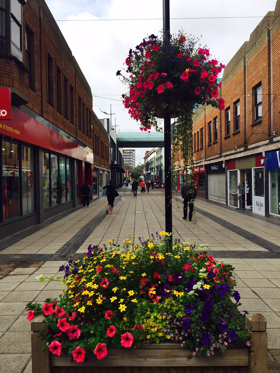 The view down George Street, where many of the affected businesses are