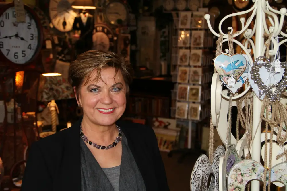 Bowdon resident Maria Jenkins, who owns the shop with business partner John 