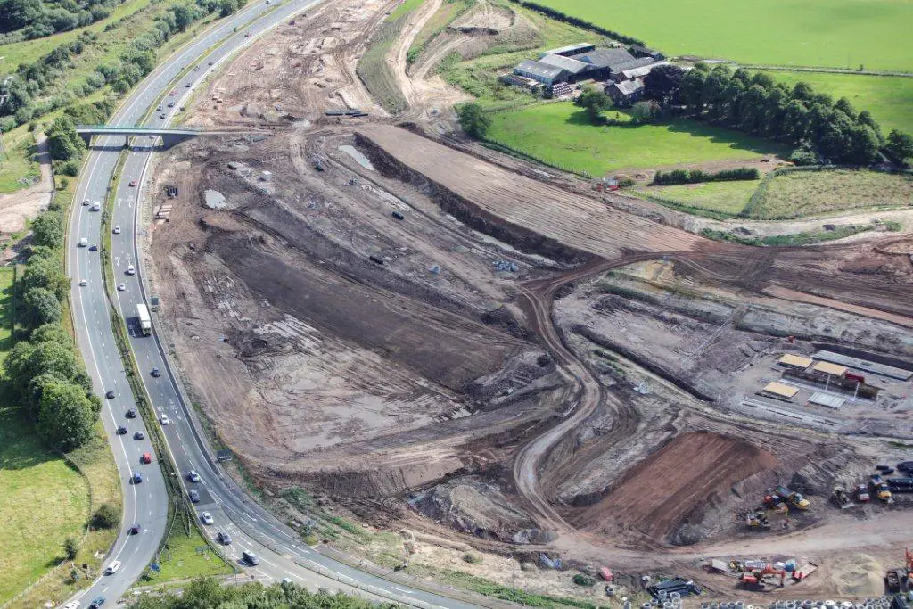 A new aerial shot of the bypass project, released by Highways England