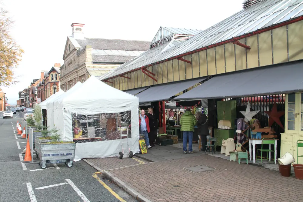 Some of the traders on Market Street that the council claims are operating illegally