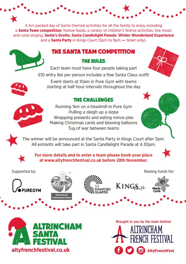 More details about the Santa Team Challenge