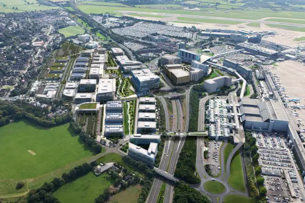An overhead of the proposed Airport City development