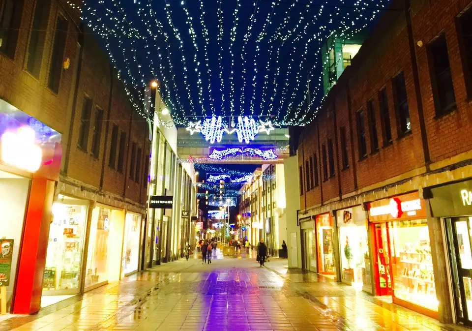 George Street in Altrincham this Christmas