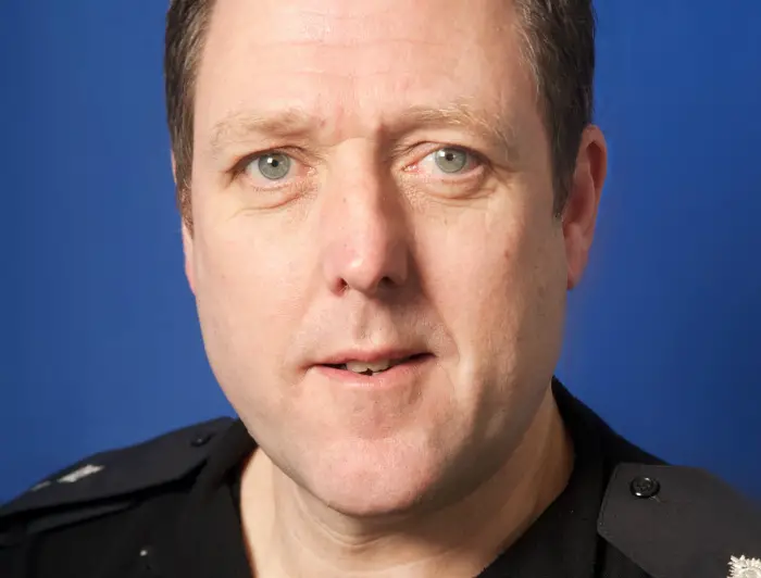 Inspector Mark Coulson from Altrincham Police Station
