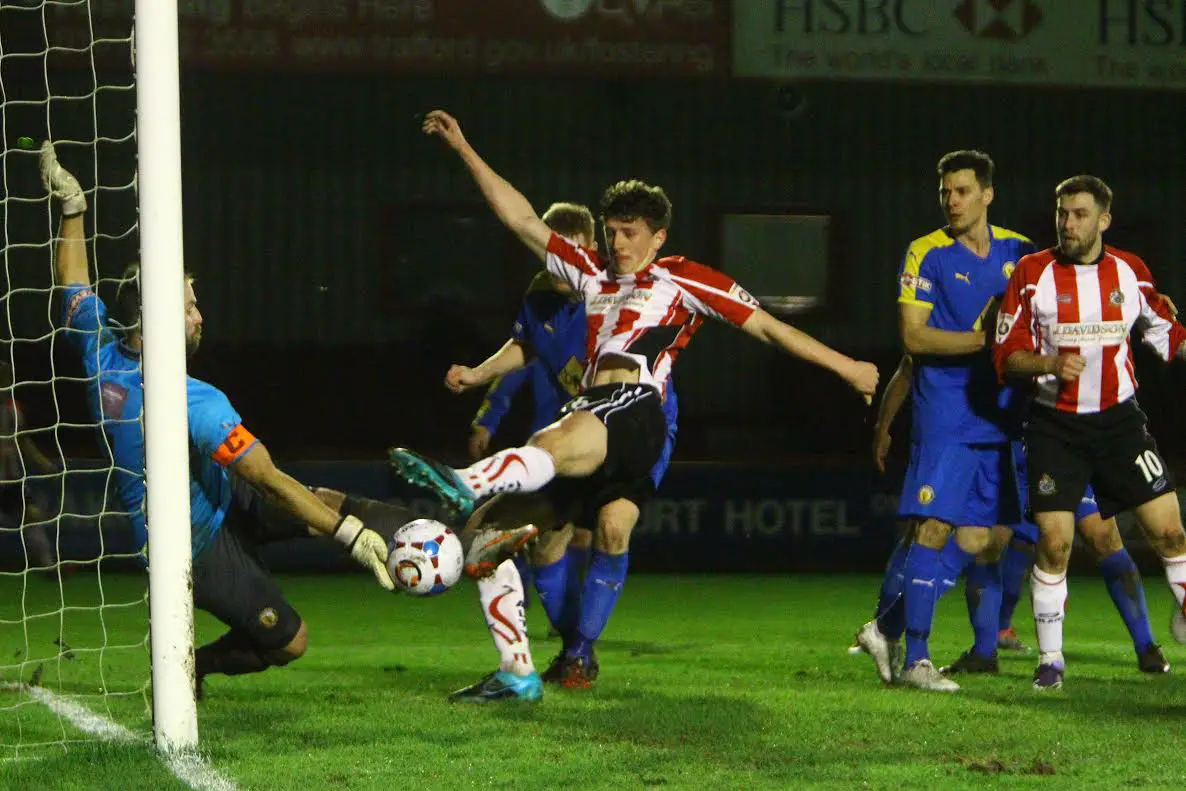 More goalmouth action from Tuesday night