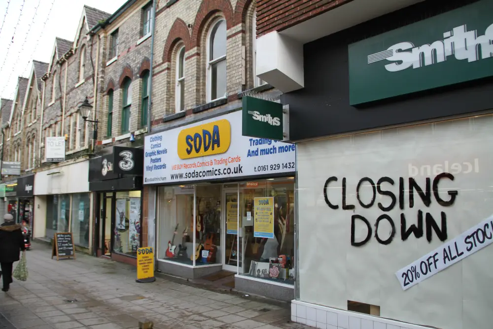Soda's neighbours, Smiths, is closing down