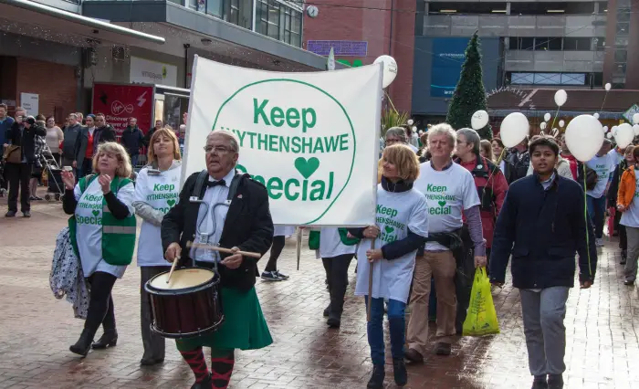 Over 1000 people attended a Keep Wythenshawe Special protest march in November