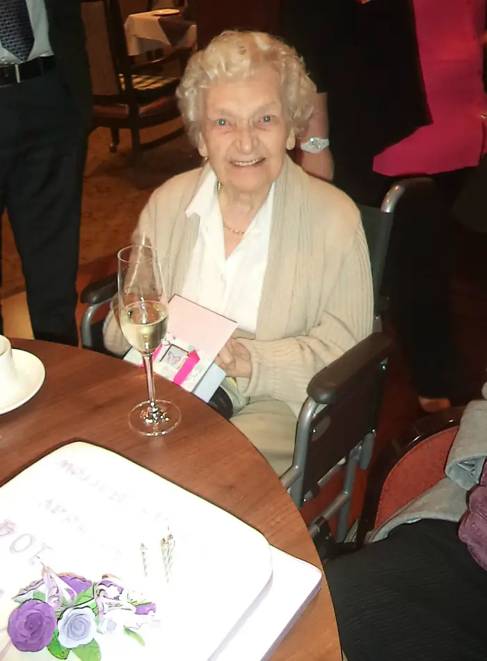 Lillian celebrates her 104th birthday