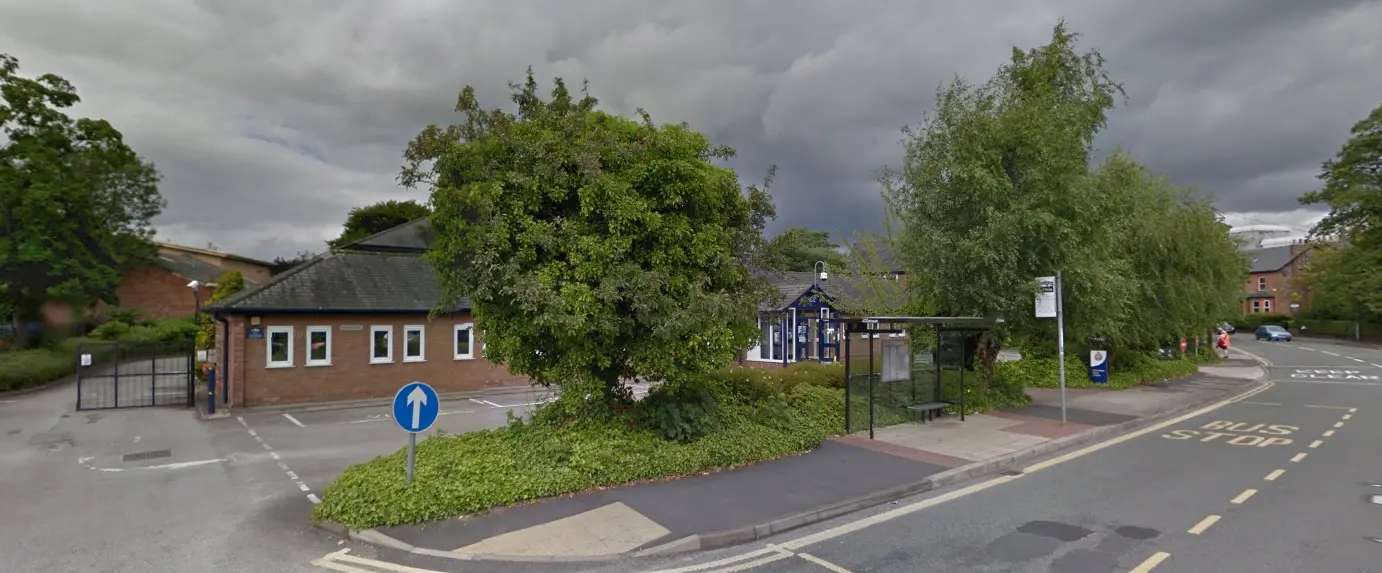 Altrincham Police Station on Barrington Road