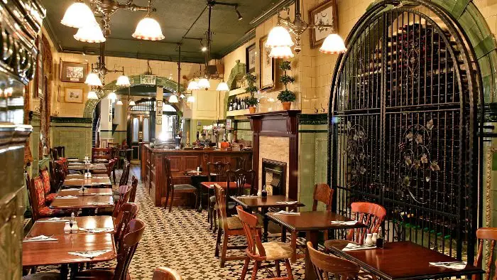 Inside Mr Thomas's Chop House in Manchester city centre