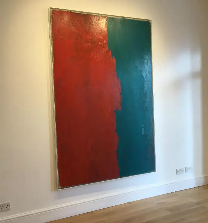 One of Christopher Le Brun's works on display in the gallery