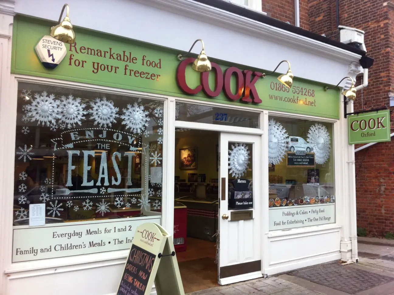 A COOK shop in Oxford