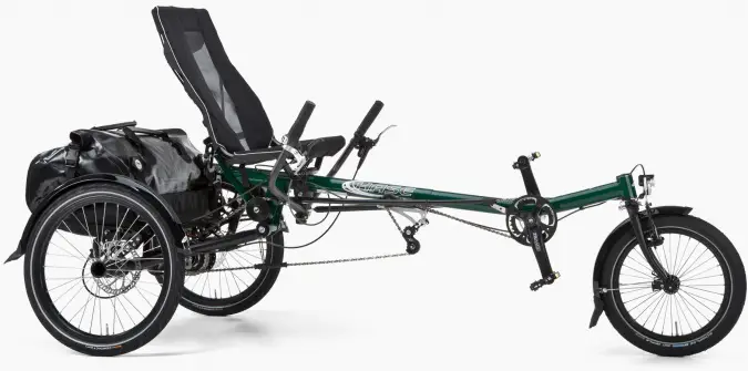 We're looking to raise enough to buy a new GC Delta Recumbent Trike