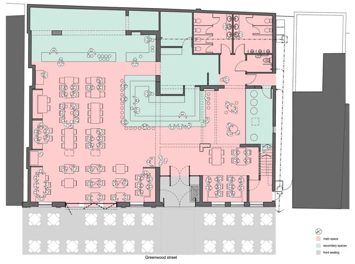 There would be space for 154 internal covers over two floors, with up to 80 outside