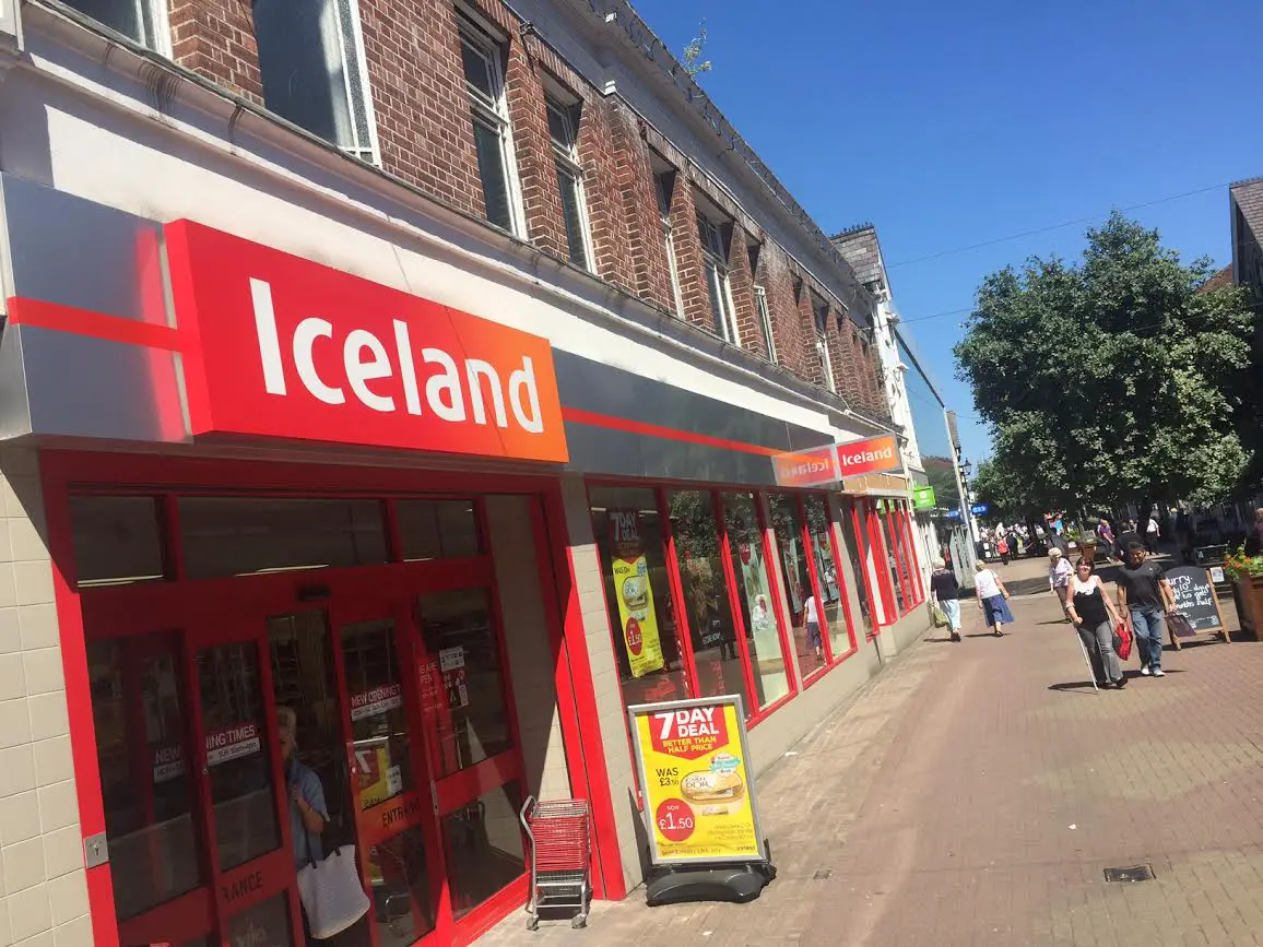 Iceland on George Street in Altrincham, where the attempted robbery took place