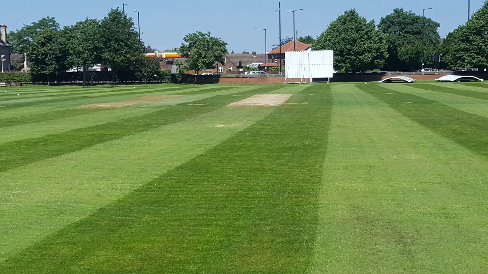 The cricket pitch at Timperley is also going to be relaid after a Sport England grant