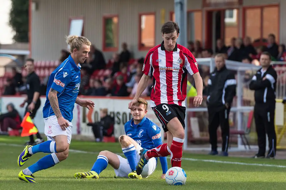 Greg Wilkinson in action against Morpeth