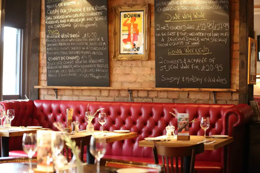 inside a typical Bistrot Pierre