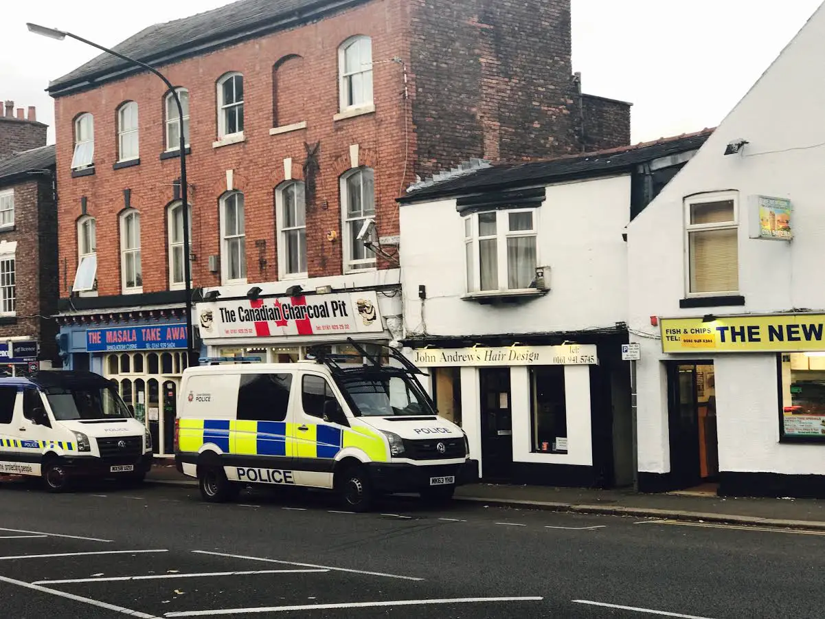 Police attending the scene of the cannabis farm find yesterday