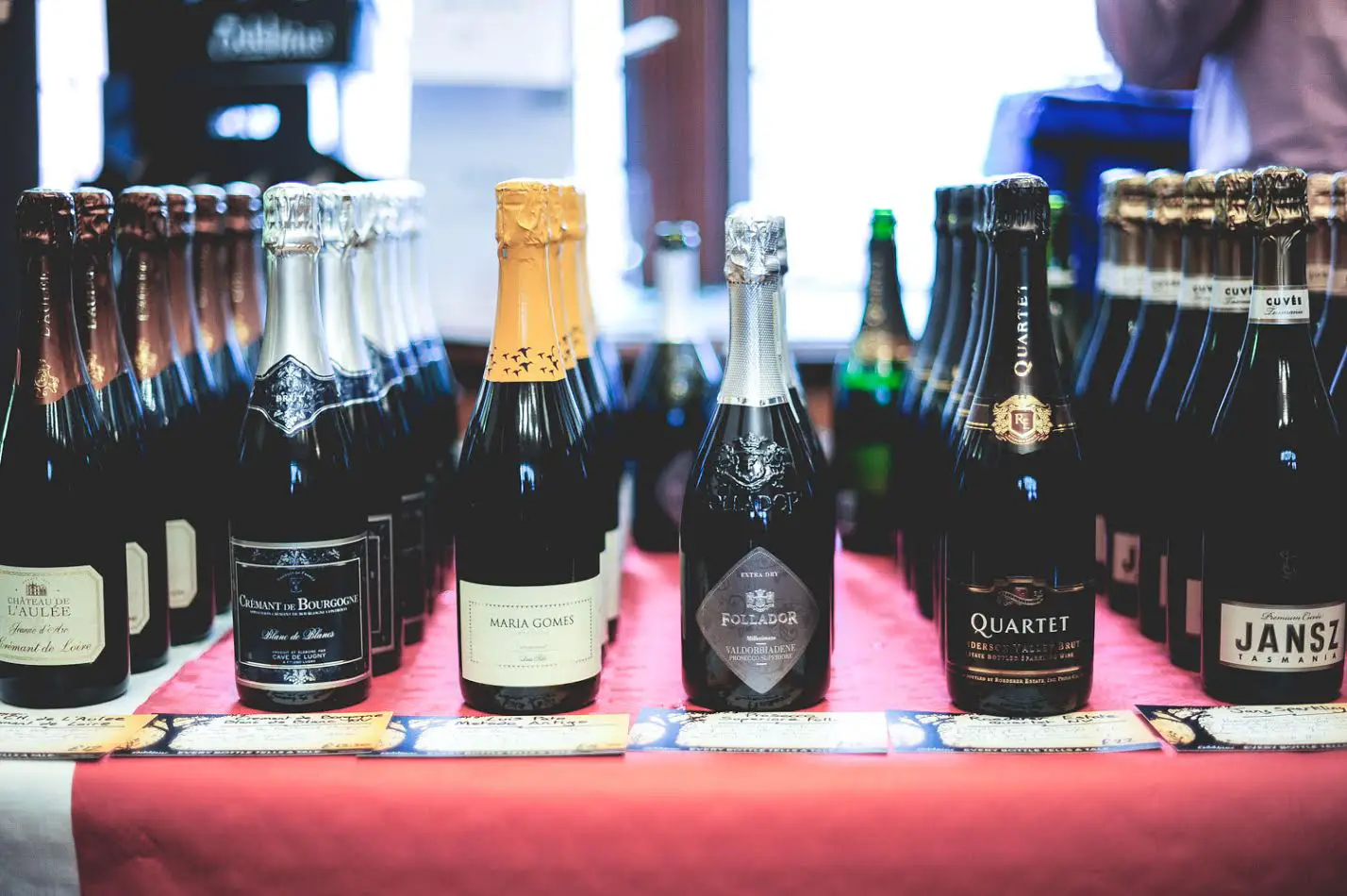 There will be over 100 different types of sparkling wine on offer