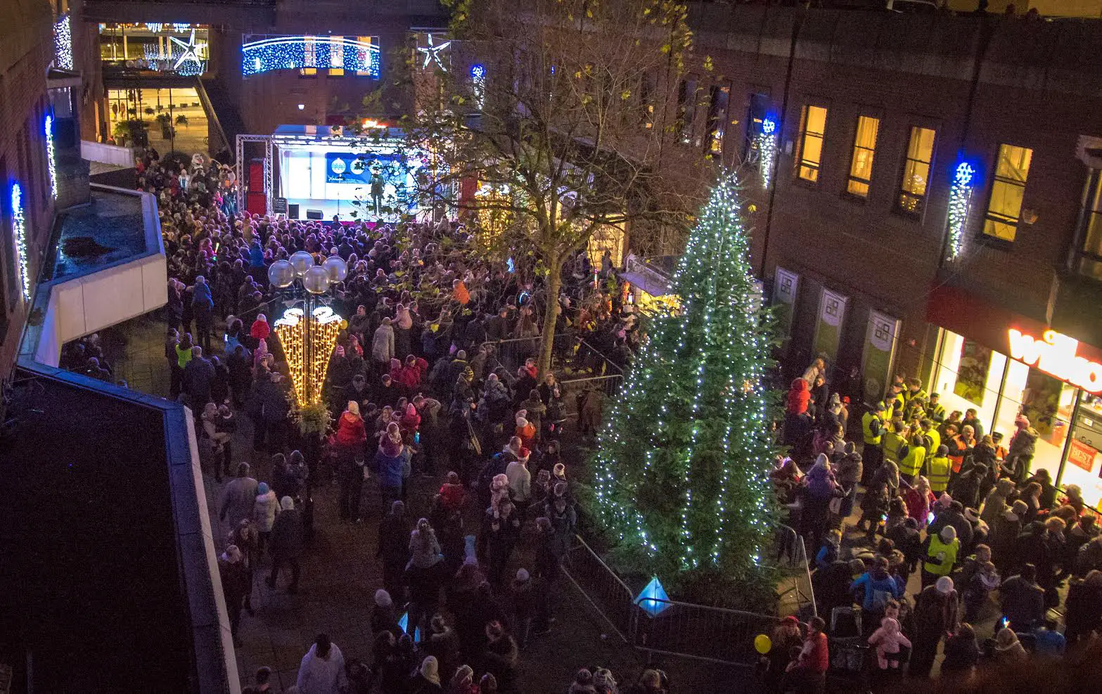 Stamford Quarter packed for last year's Christmas lights switch-on