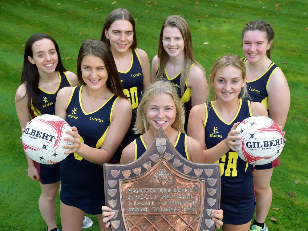 Front (l to r): Megan Burns, Lucy Pickersgill and Anna Chadwick. Back (l to r): Kirsten McNally, Mairead Power, Gabrielle Kelly and Olivia Pennington