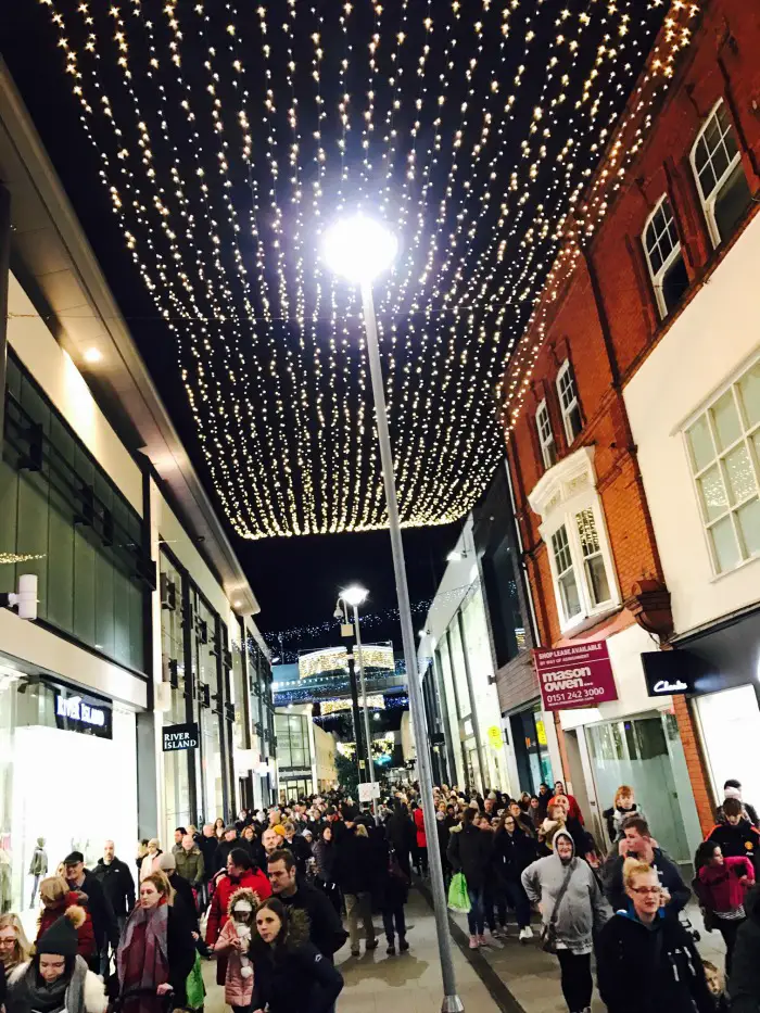 Some of the Christmas Lights on George Street