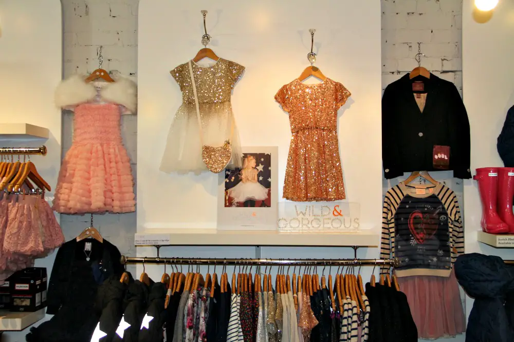 A selection of girls' clothes in Pixie