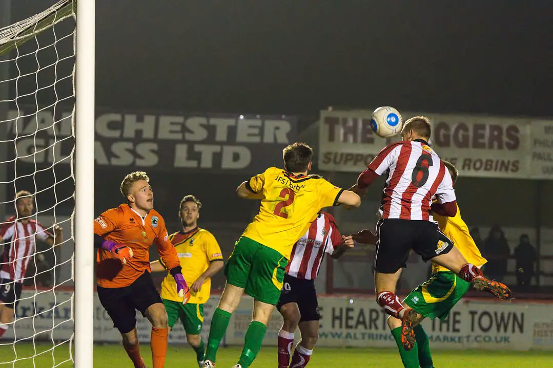 Jake Moult scores for Alty on Tuesday night