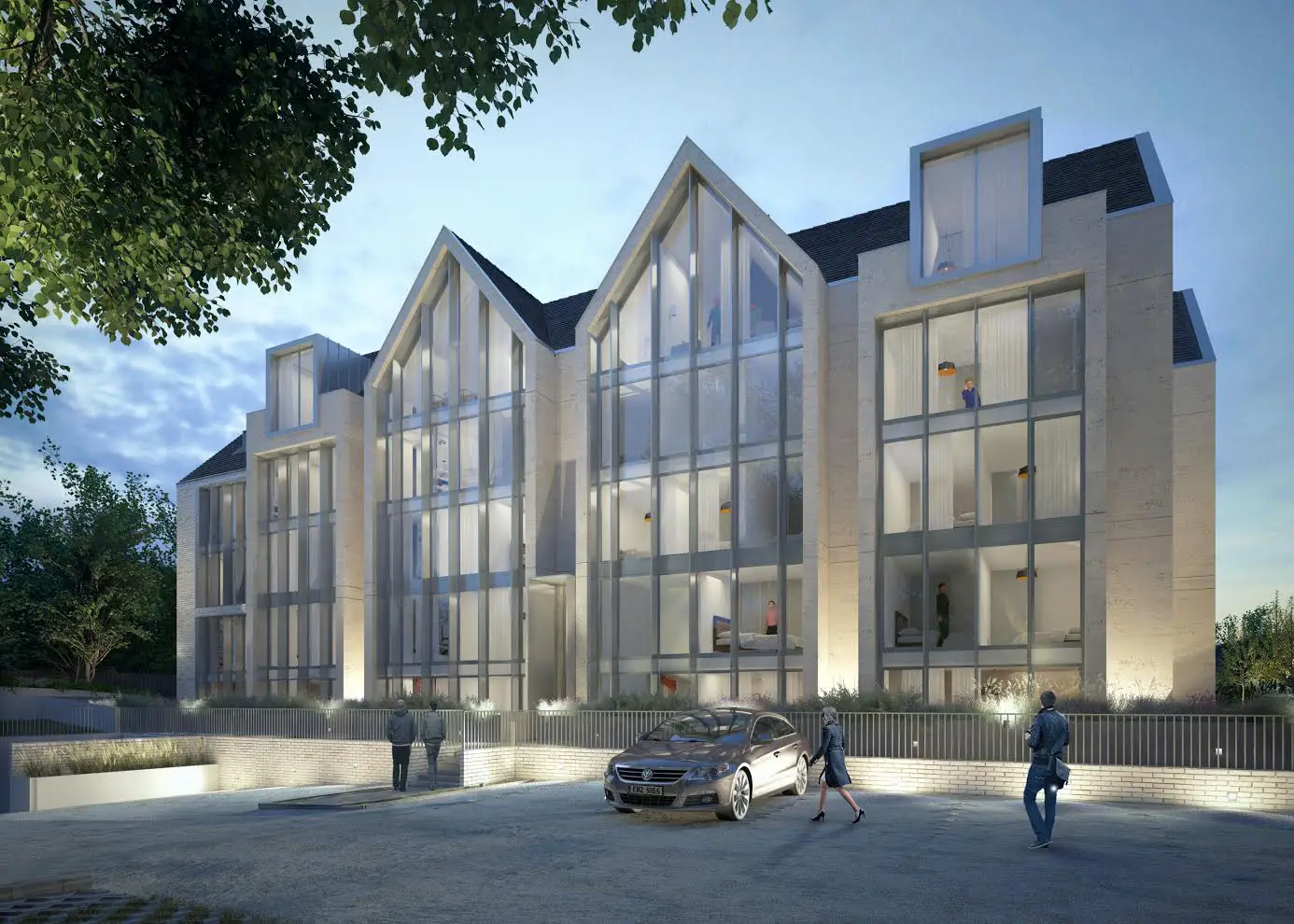 A CGI of the finished Aldermore redevelopment