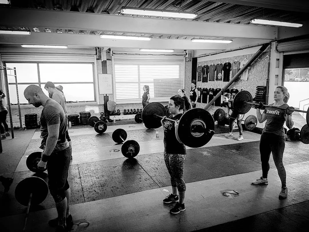 Mid-workout at CrossFit Altrincham