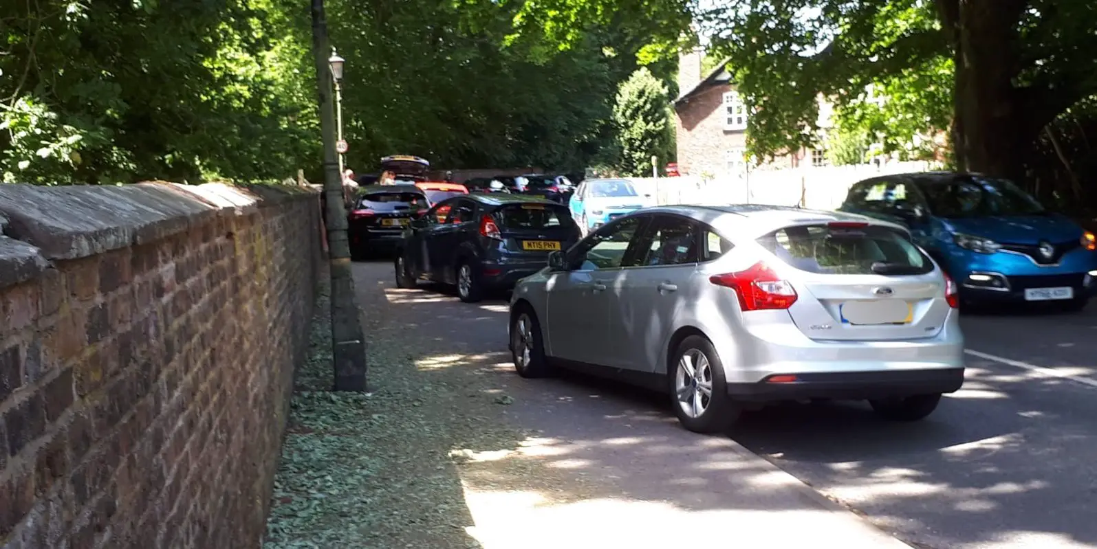 Over 70 fines were issued to drivers parking close to Dunham Massey